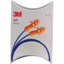 Kamšteliai ausims 3M 1271, su virvute, dėžutėje